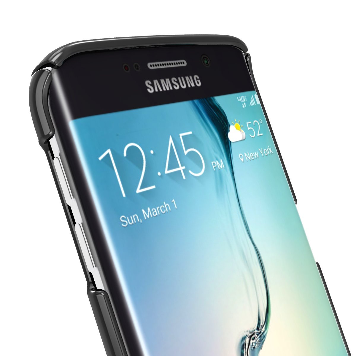 Galaxy S6 Edge Slimshield Case Black - Encased