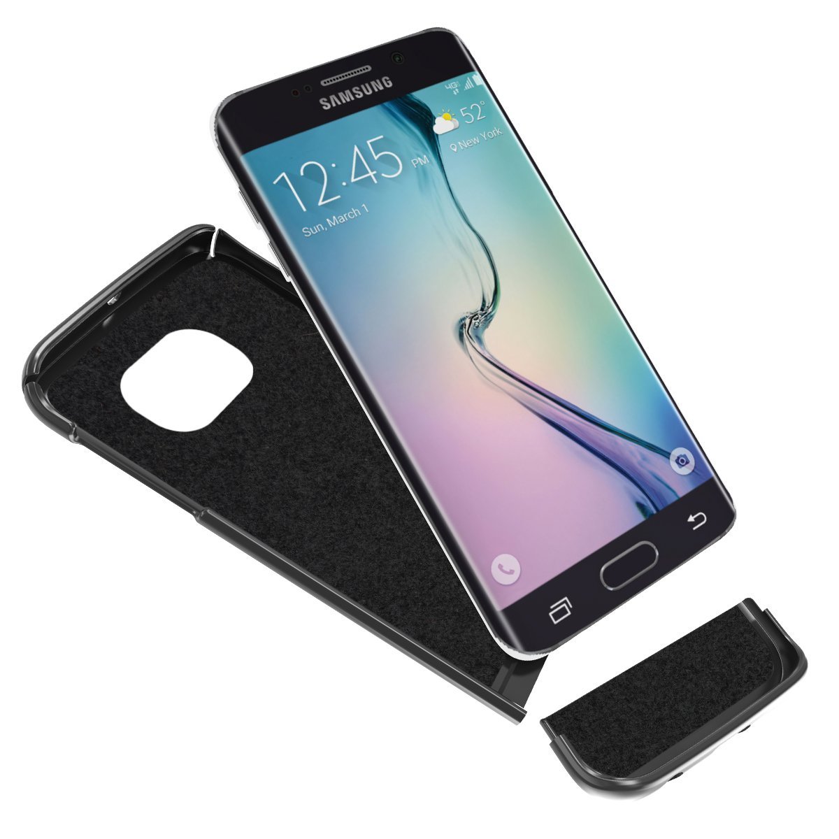 Galaxy S6 Edge Slimshield Case Black - Encased