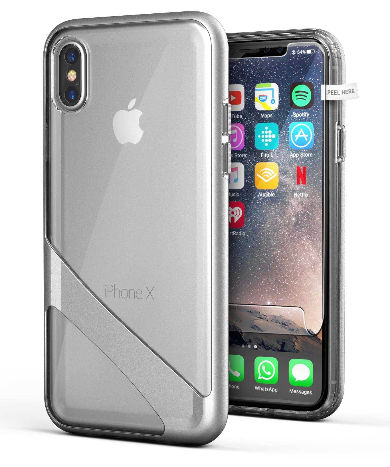 iPhone X Reveal Case Silver - Encased