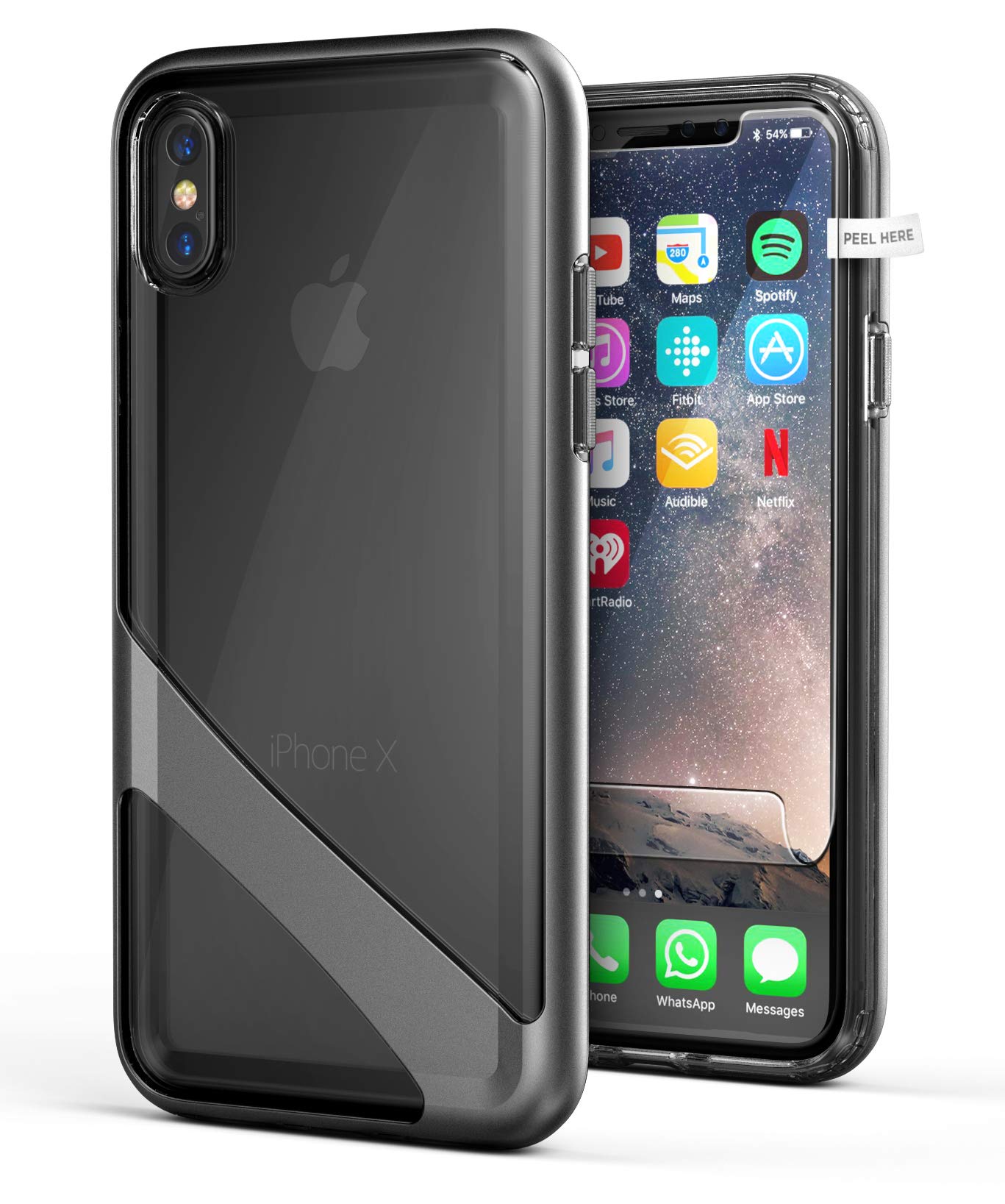 iPhone X Reveal Case Silver - Encased