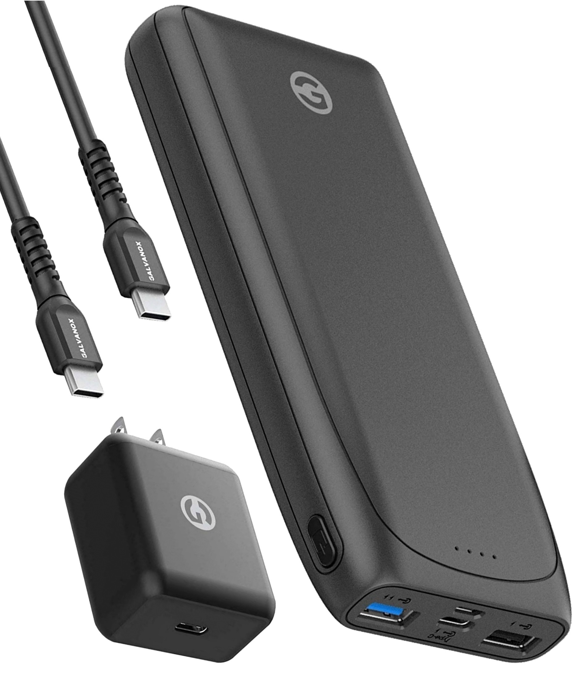 USB C Power Bank - 18W PD Fast Charging Battery Pack 16000mAh (2 Input ...