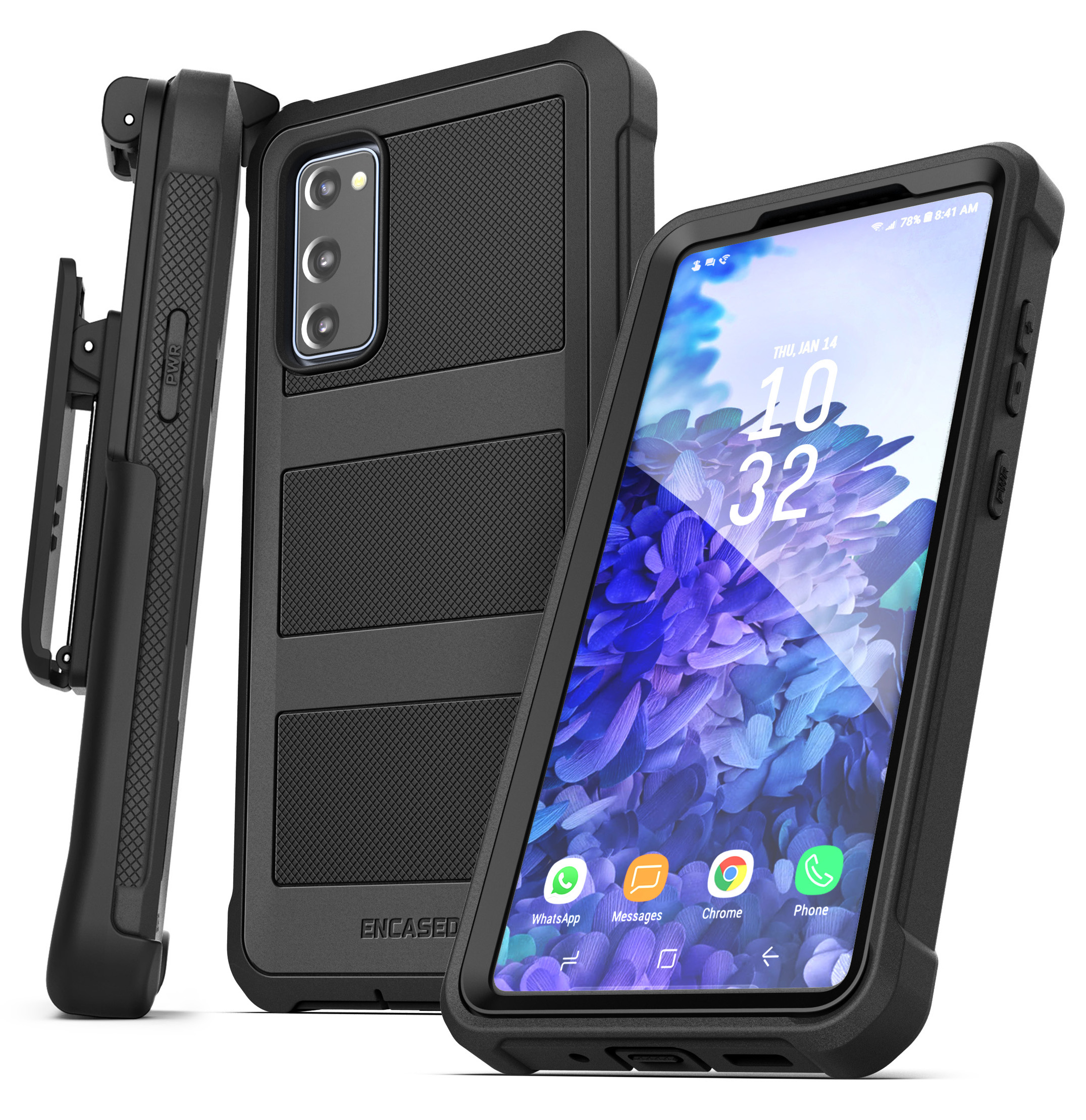 Samsung Galaxy S Fe Falcon Shield Case And Holster Black Encased