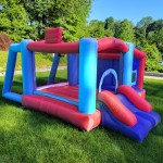 Galvanox-Inflatable-Bounce-House-with-Blower-Jumping-Castle-with-Slide-RedBlue-IFBC2313BL-7