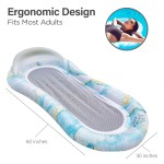 Galvanox-Water-Lounger-Inflatable-Floating-Boat-White-Blue-Marble-IFBT055-9