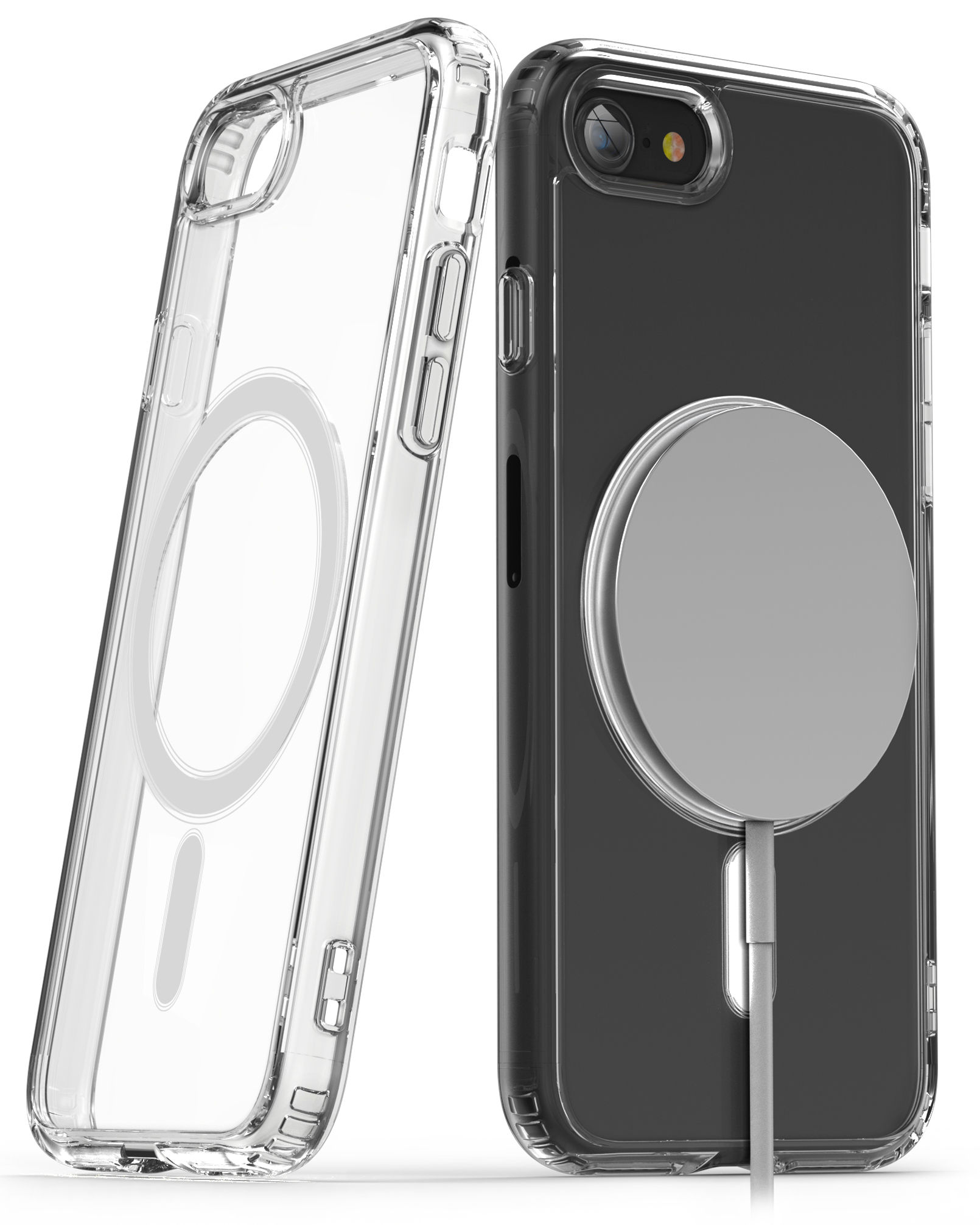 ik draag kleding Grappig overtuigen iPhone SE 2020/2022 Clear MagSafe Case - Encased