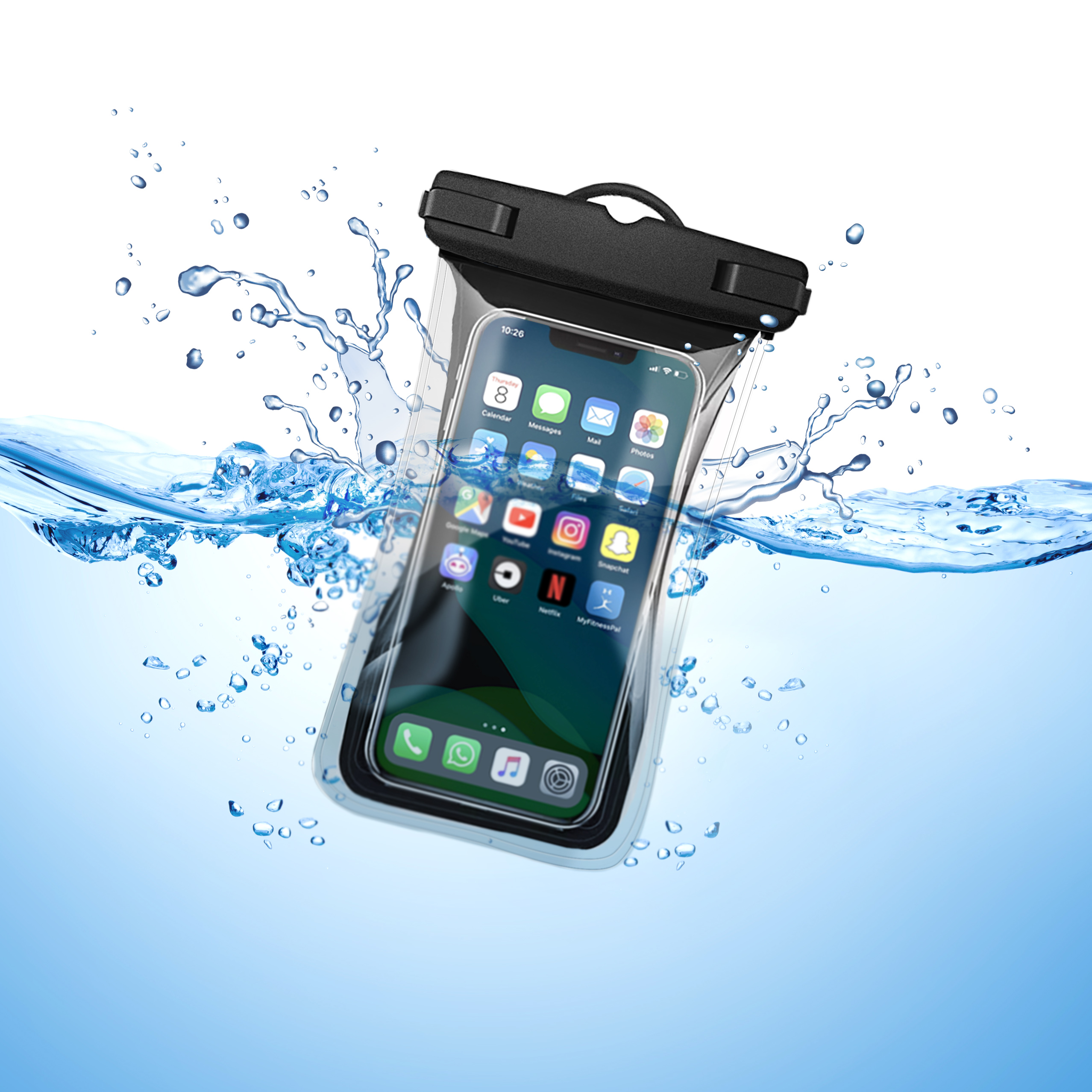 Floating Waterproof Phone Pouch 2 Pack Encased 