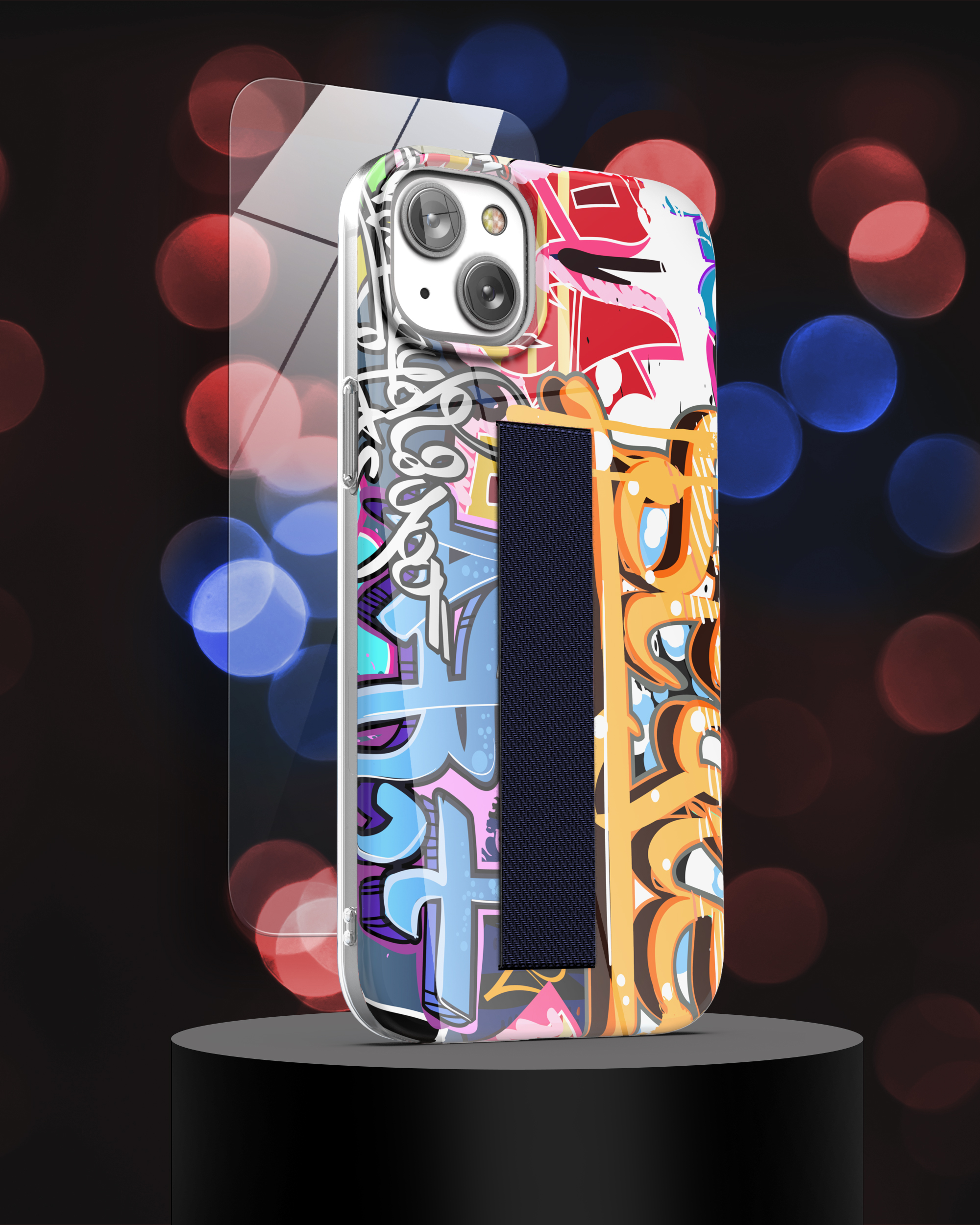 iPhone 14 Loop Case in Graffiti with Screen Protector - Encased